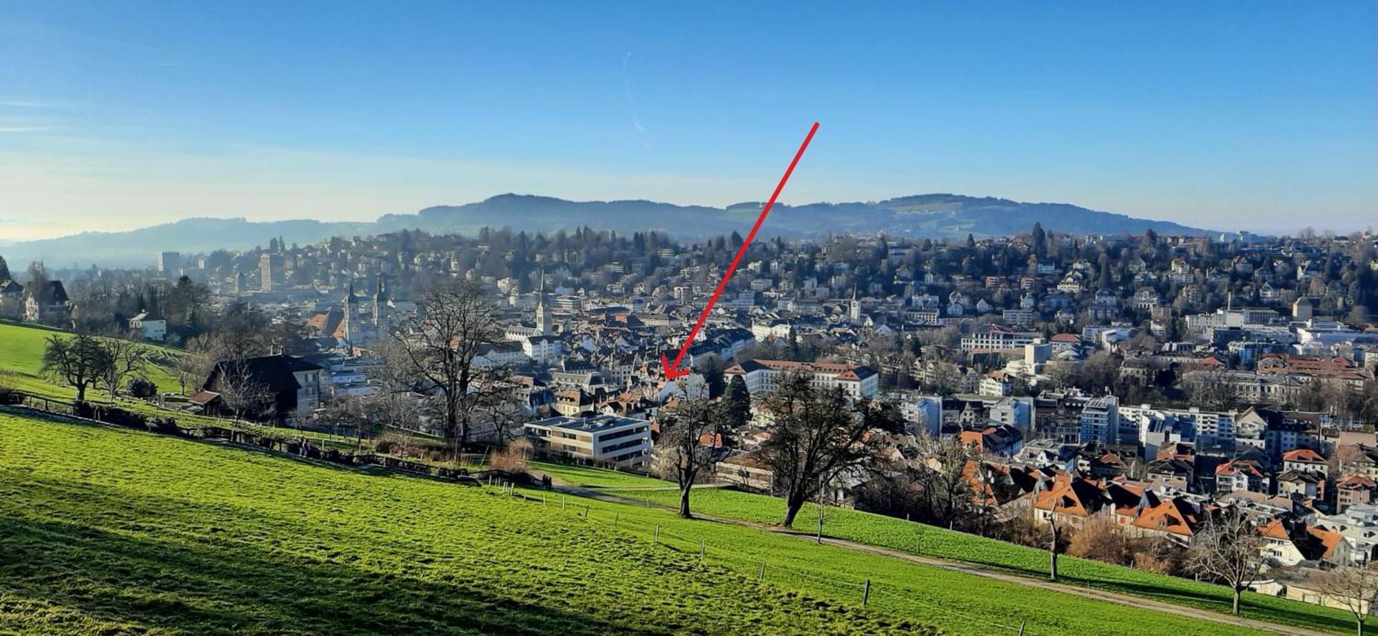 Ruhige, Neue Dachwohnung An Altstadt, Naehe Messe St. Gallen Eksteriør bilde